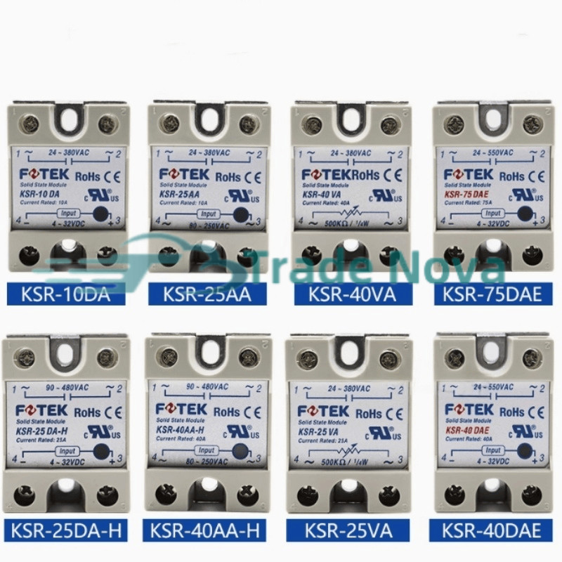 1Pcs NEW Fotek KSR-75DA-H Solid state relay Fast Delivery