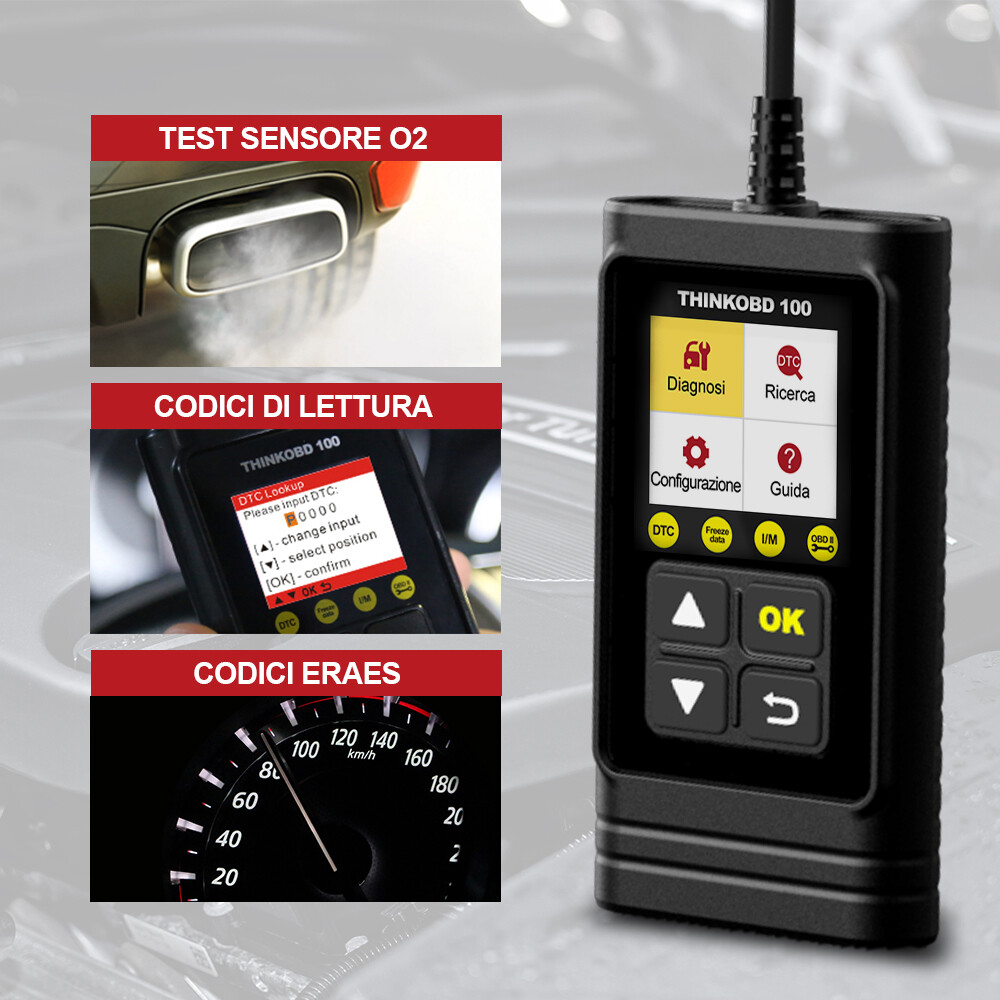THINKCAR OBD100 Code Reader OBD2 Car Scanner Engine Auto Fault Diagnostic Tool