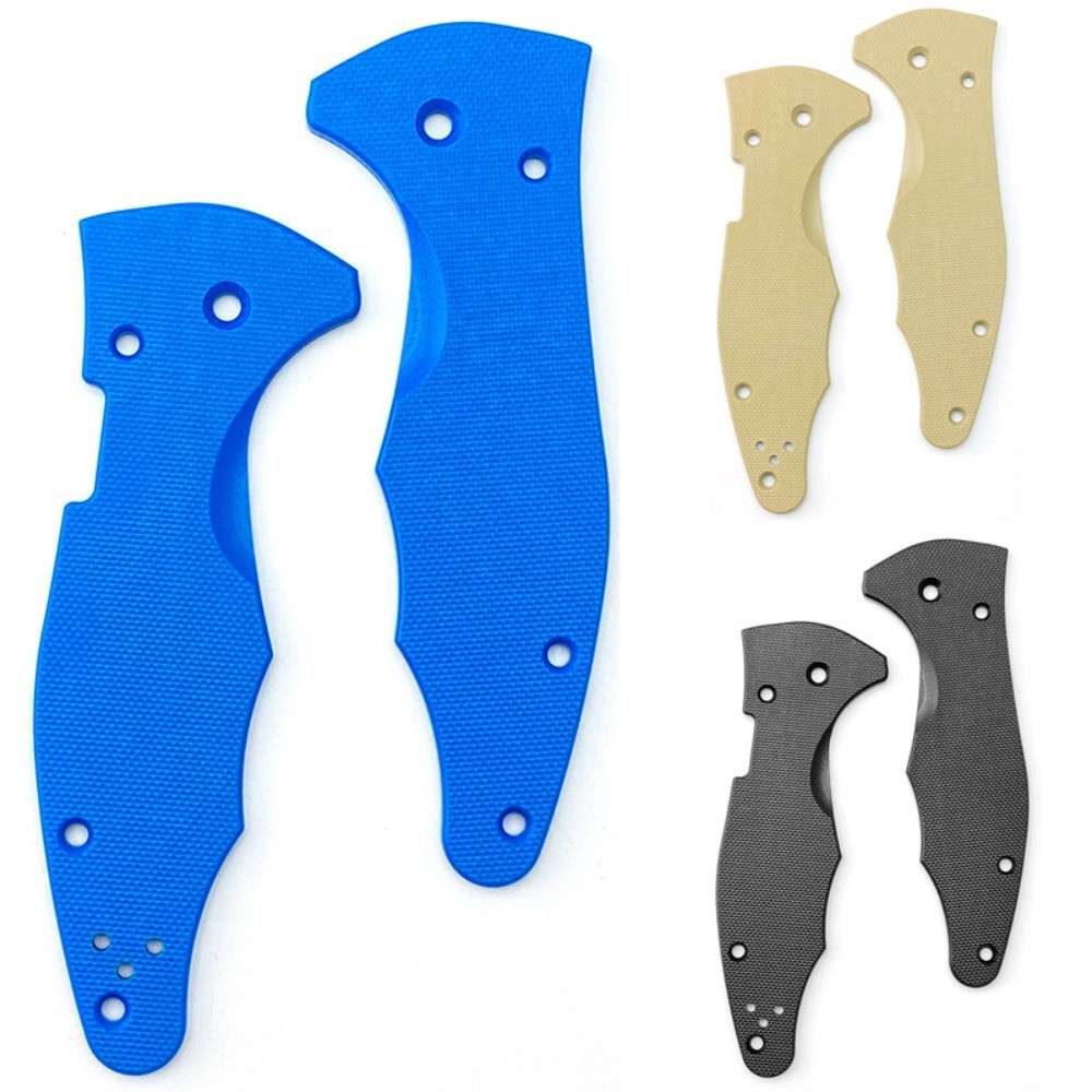 1 Pair Superior Custom G-10 Scales Handle Patch For Spyderco Yojimbo 2 Knife