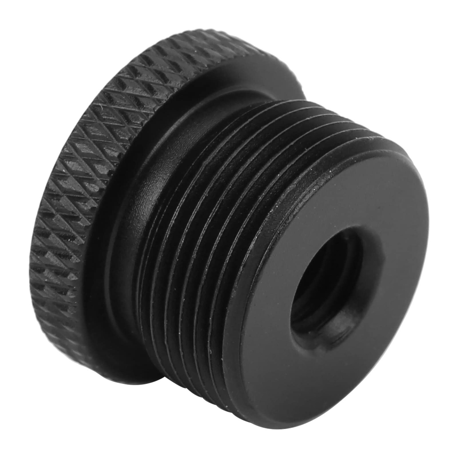Black 1/4 To 5/8 Inch Female Male Mic Stand Adapter Screw Thread F4A