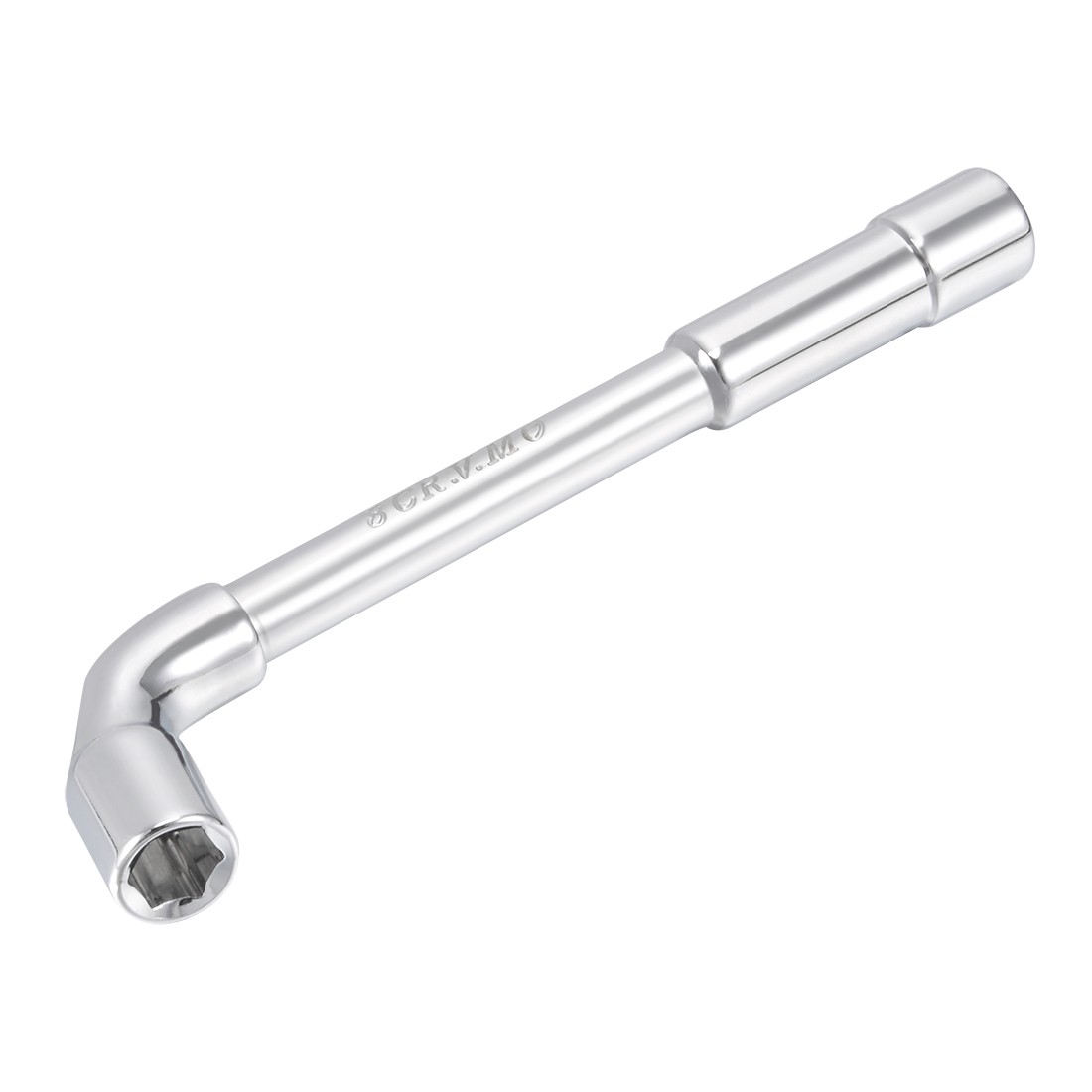 6mm Metric L Shape Angled Open Hex 6 point Socket Wrench Silver