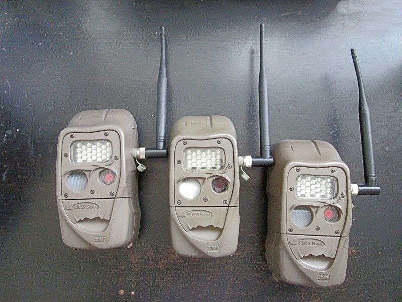 Cuddeback Trail Camera-Lot of (3) J-1415 Silver Series 20MP
