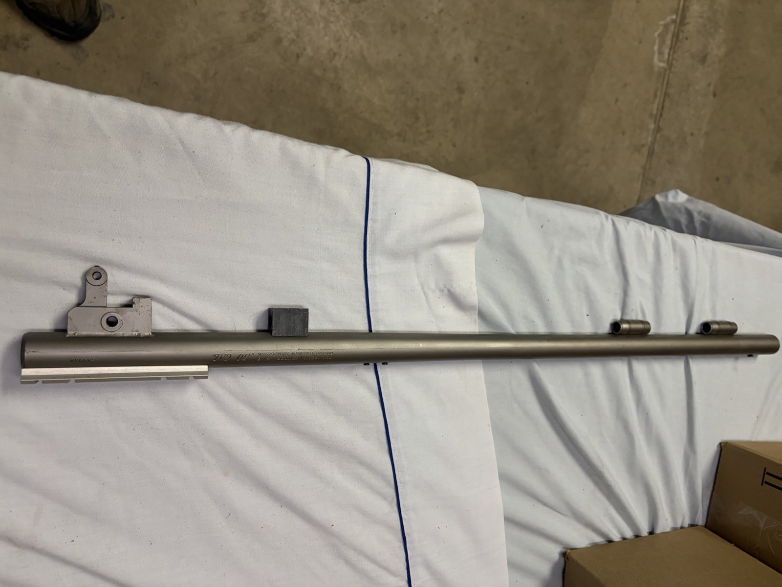 TC Omega Thompson Center 209 50 Cal Stainless Barrel With Scope Base