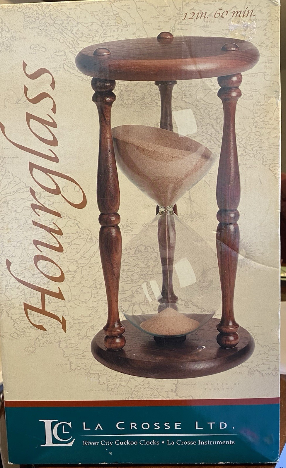 Hourglass - 60 minute - 12 inches x 6.5 inches