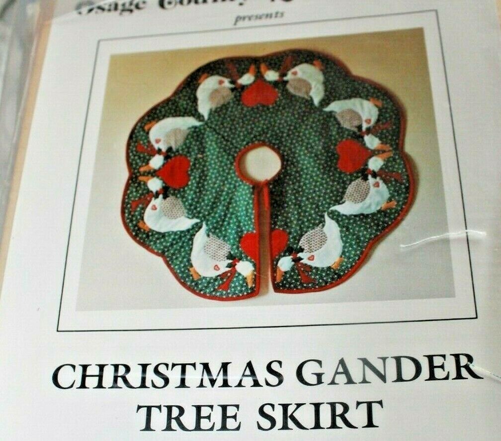 Christmas Gander Tree Skirt Pattern Carol Hollis The Osage County Quilt Factory