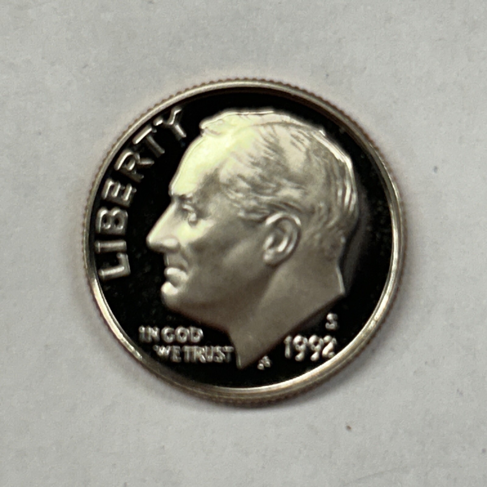 1992 S Proof Roosevelt Dime From Proof Set With Free Shipping