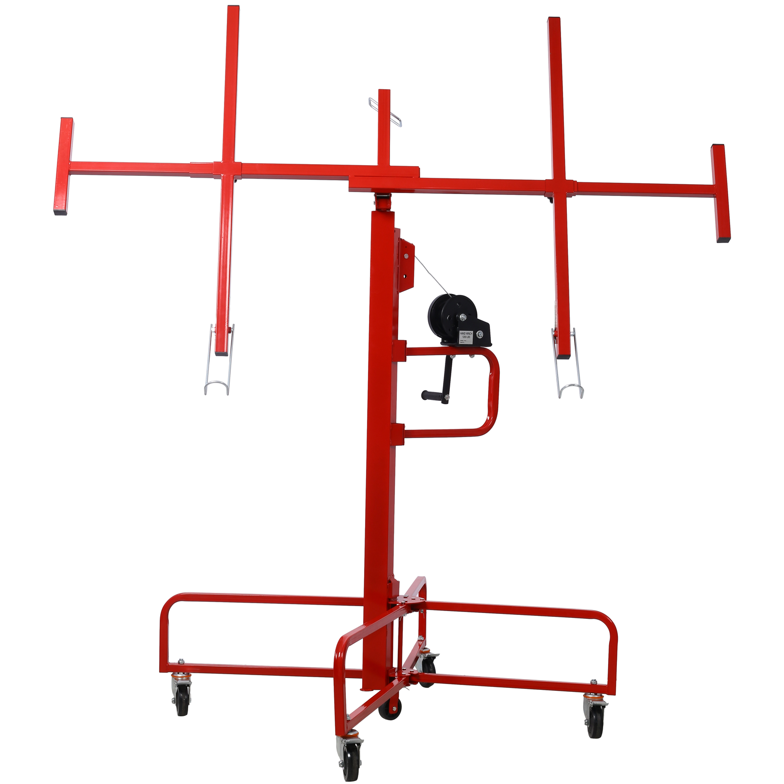 16ft Drywall Lift Hoist Panel Lifter Jack Tool 150lb Capacity Rolling Caster