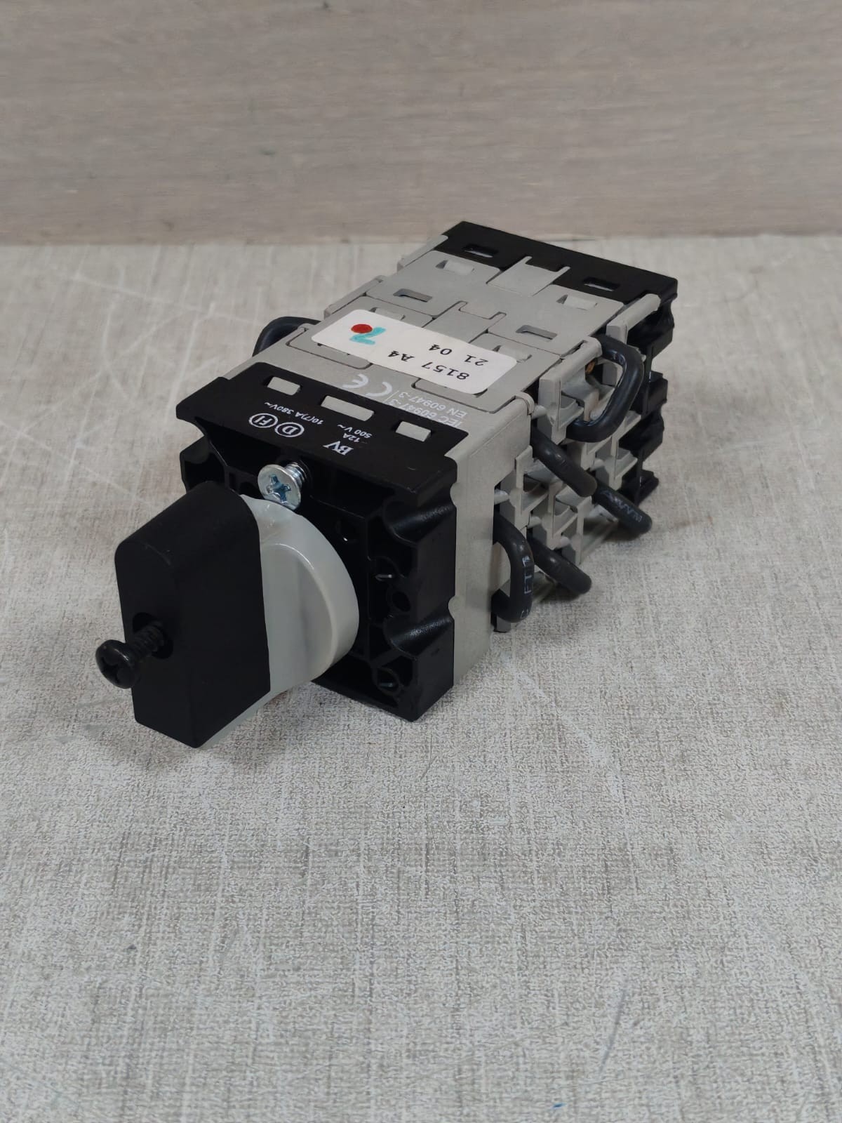 BACO PR12 ROTARY SELECTOR SWITCH 20A- NEW WITHOUT BOX