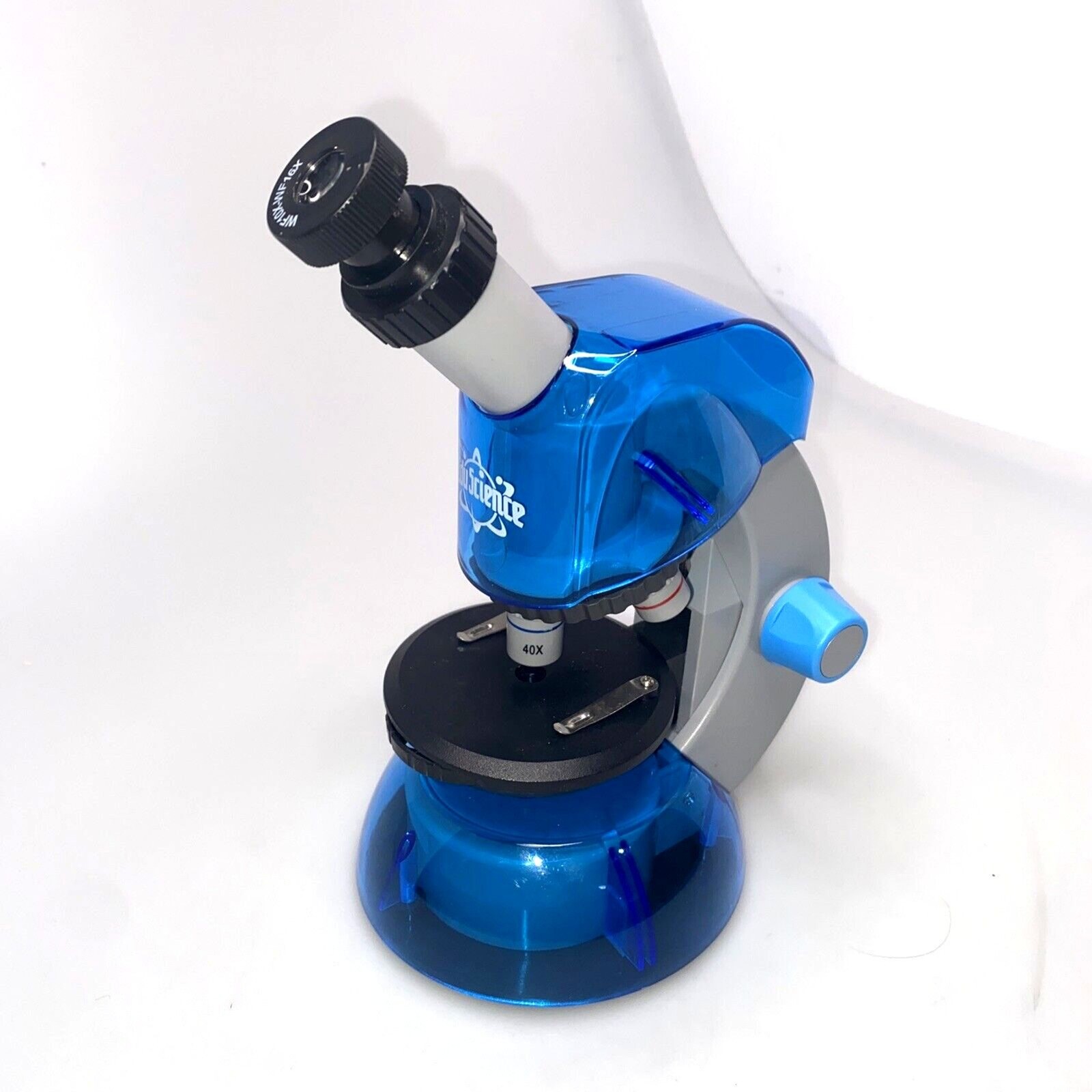 Edu Science Kids Microscope with 3 Viewing Lenses x4, x10, x40, no Slides