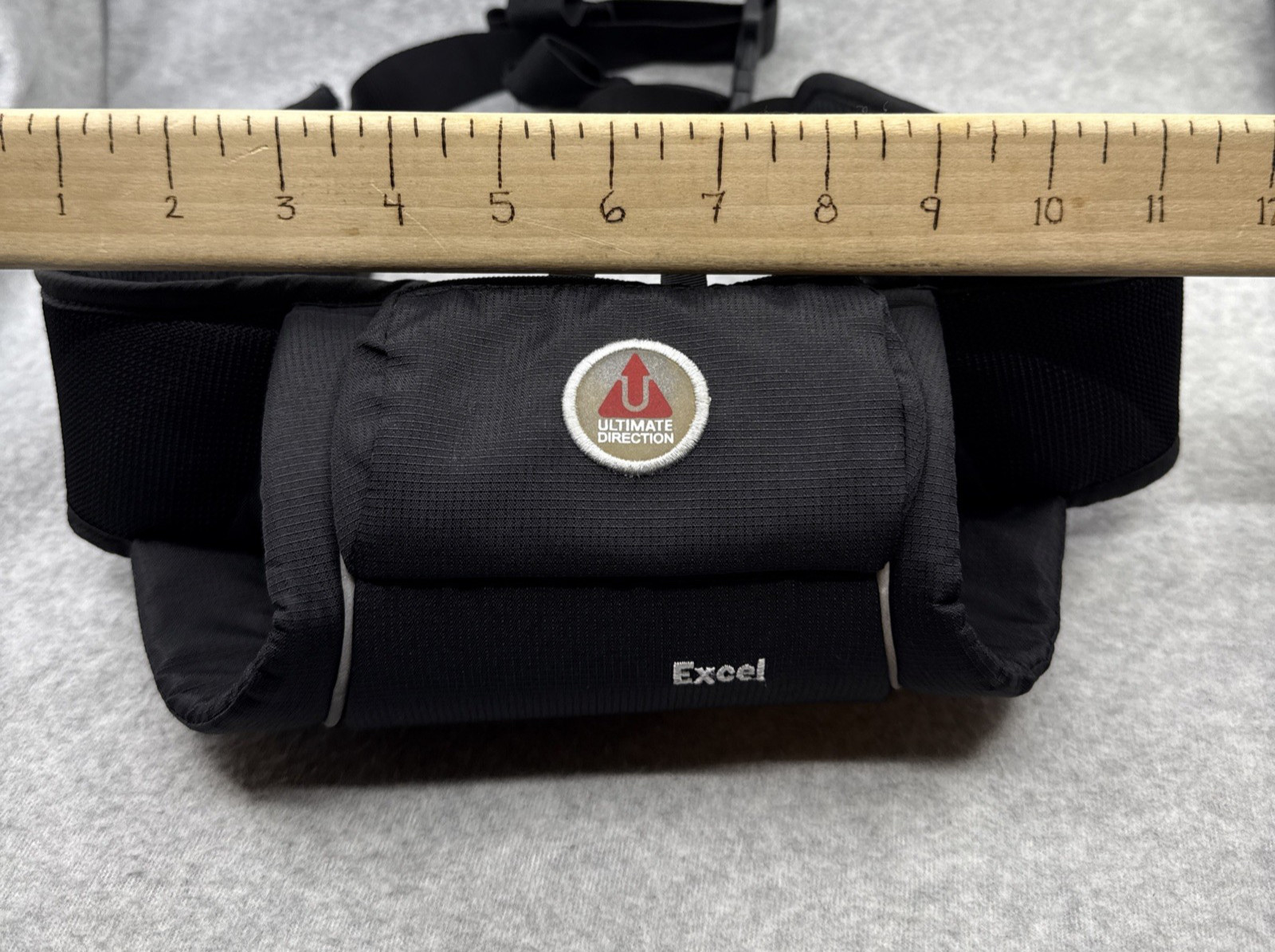 Ultimate Direction Excel Single Bottle Hydration Waist Pack Black OS No Bottle
