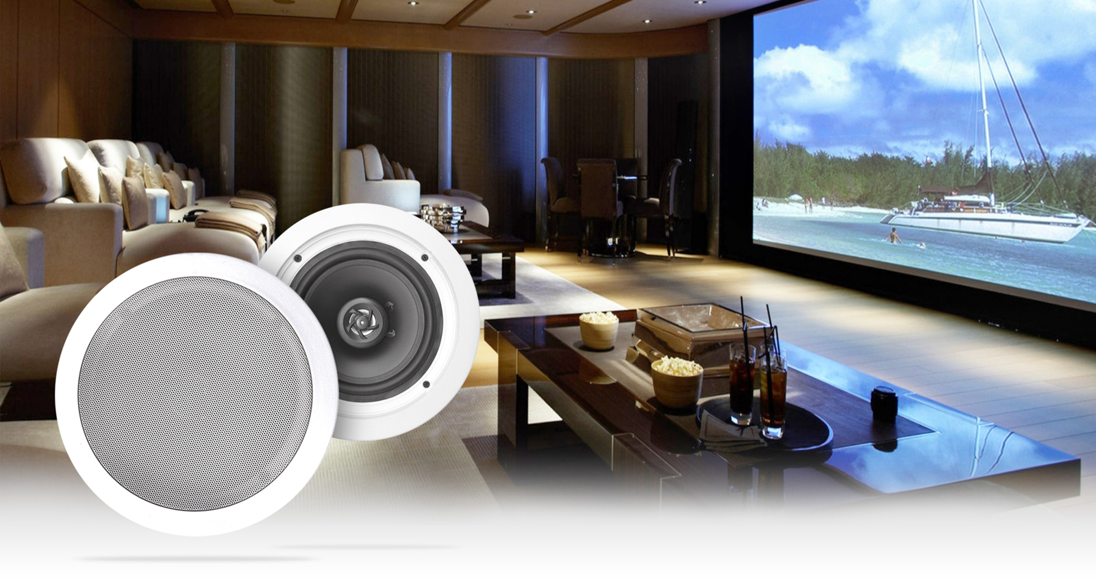 Technical Pro 6000w 6) Zone, Home Theater Bluetooth Receiver+12) 6.5" Speakers