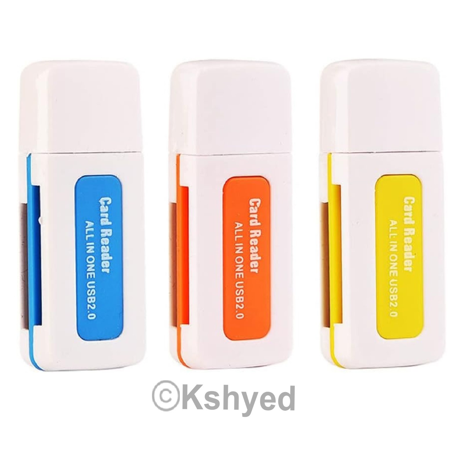 4 in 1 Memory Card Reader USB 2.0 Adapter Micro SD Card T-Flash MS M2 TF (2 Pk)