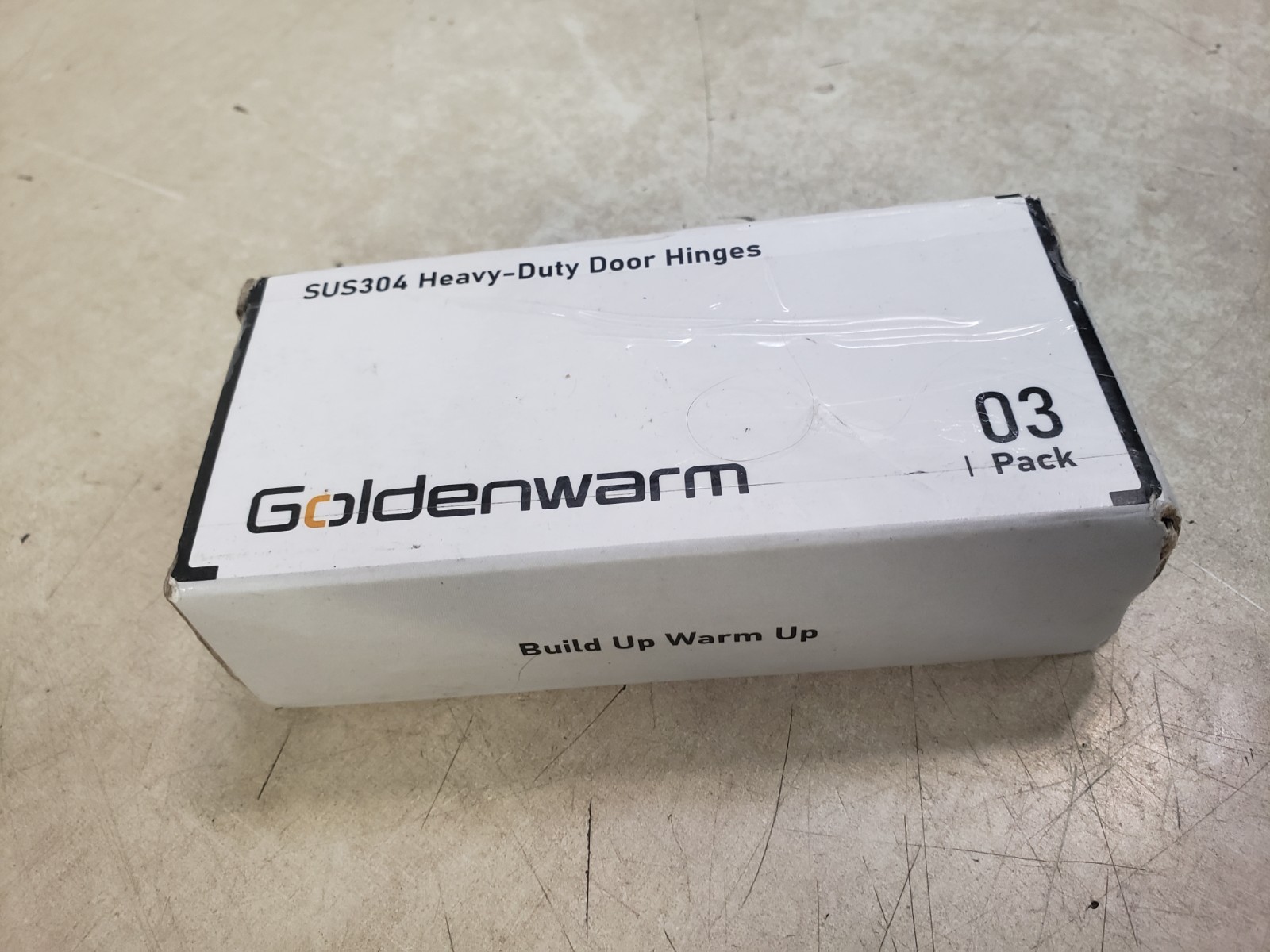 goldenwarm 3 Pack 304 Stainless Steel Door Hinges