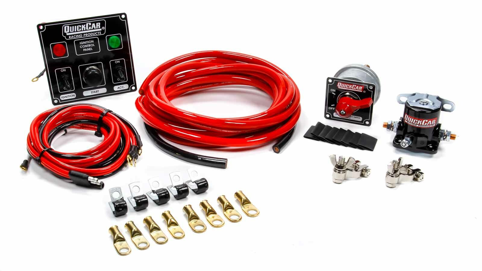Quickcar Racing Products 50-831 Ignition and Battery Wiring Harness - 4 Gauge