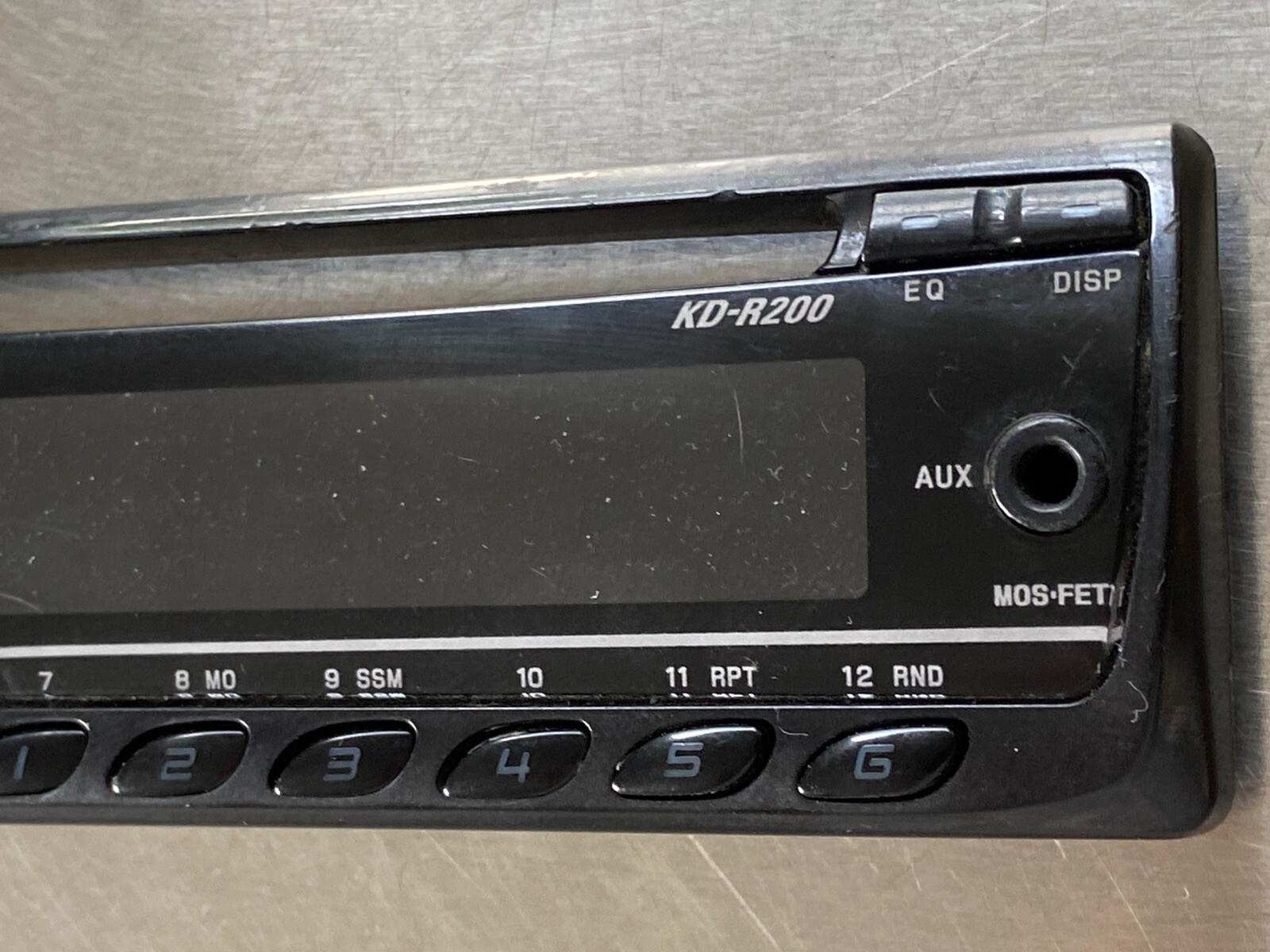 JVC KD-R200 CAR STEREO FACEPLATE ONLY JVC KD-R200 FACEPLATE ONLY OEM