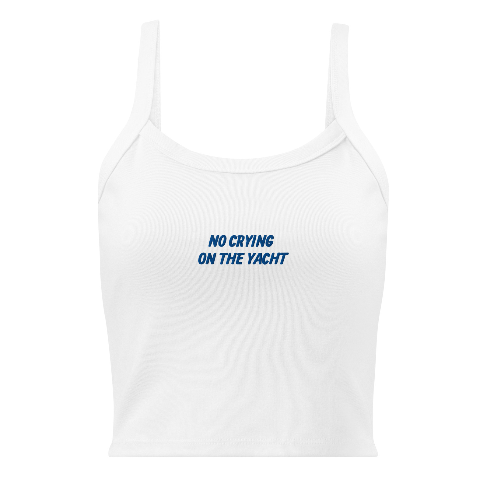 No Crying On The Yacht Tank Top – Cute Casual Top