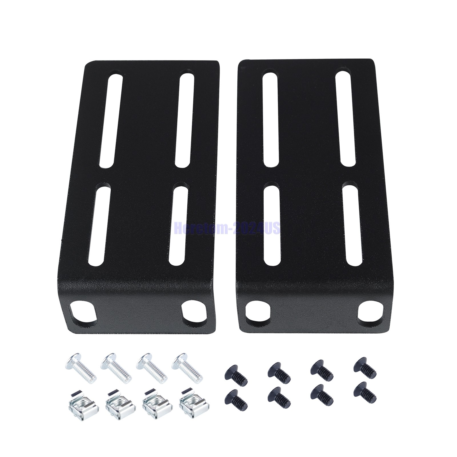 1 Pair Universal Adjustable Rack Mount Ears For 19" Network Switch HP Aruba HPE