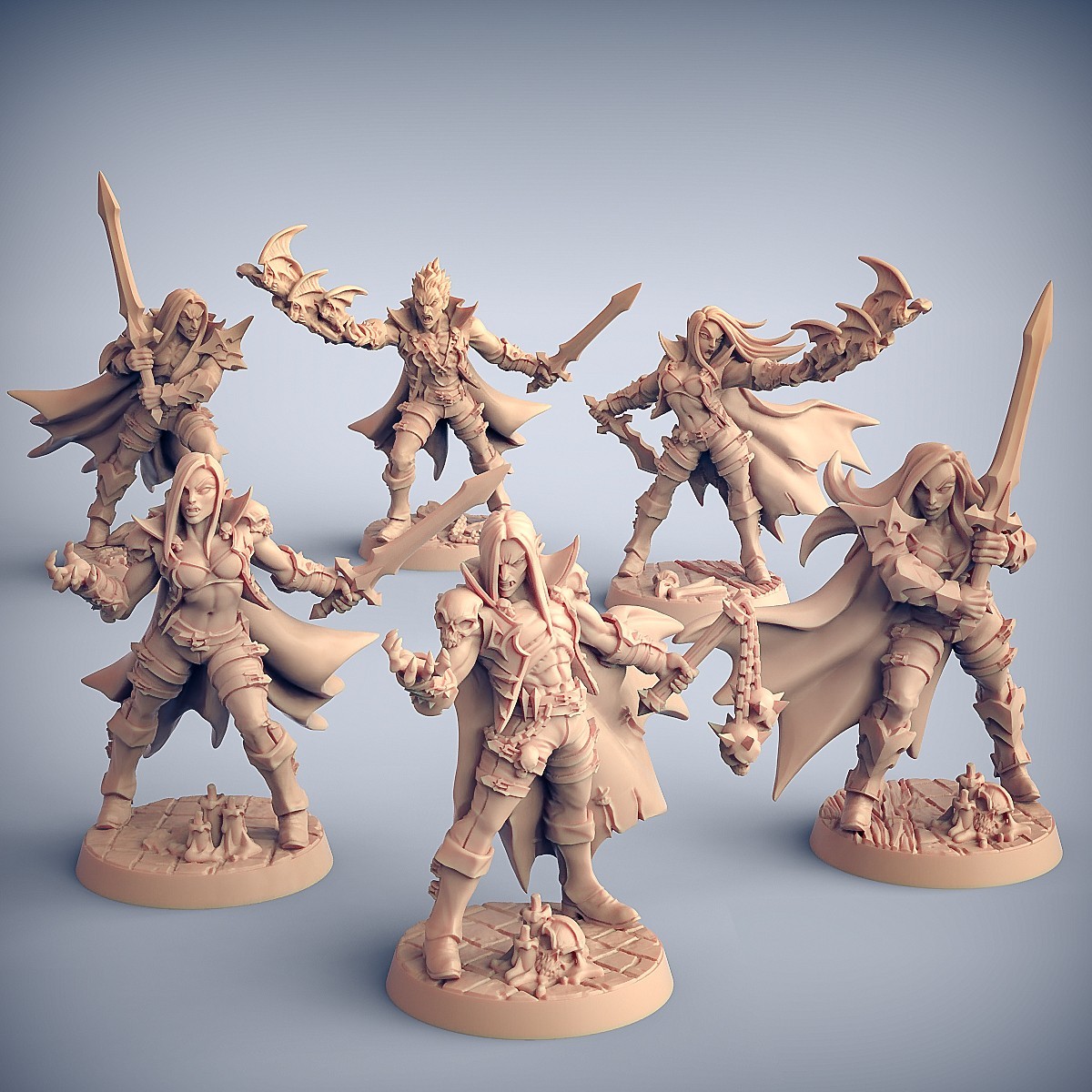 Vampire Undead Gothic - Modular Hands/Weapons - Artisan Guild - D&D 32mm