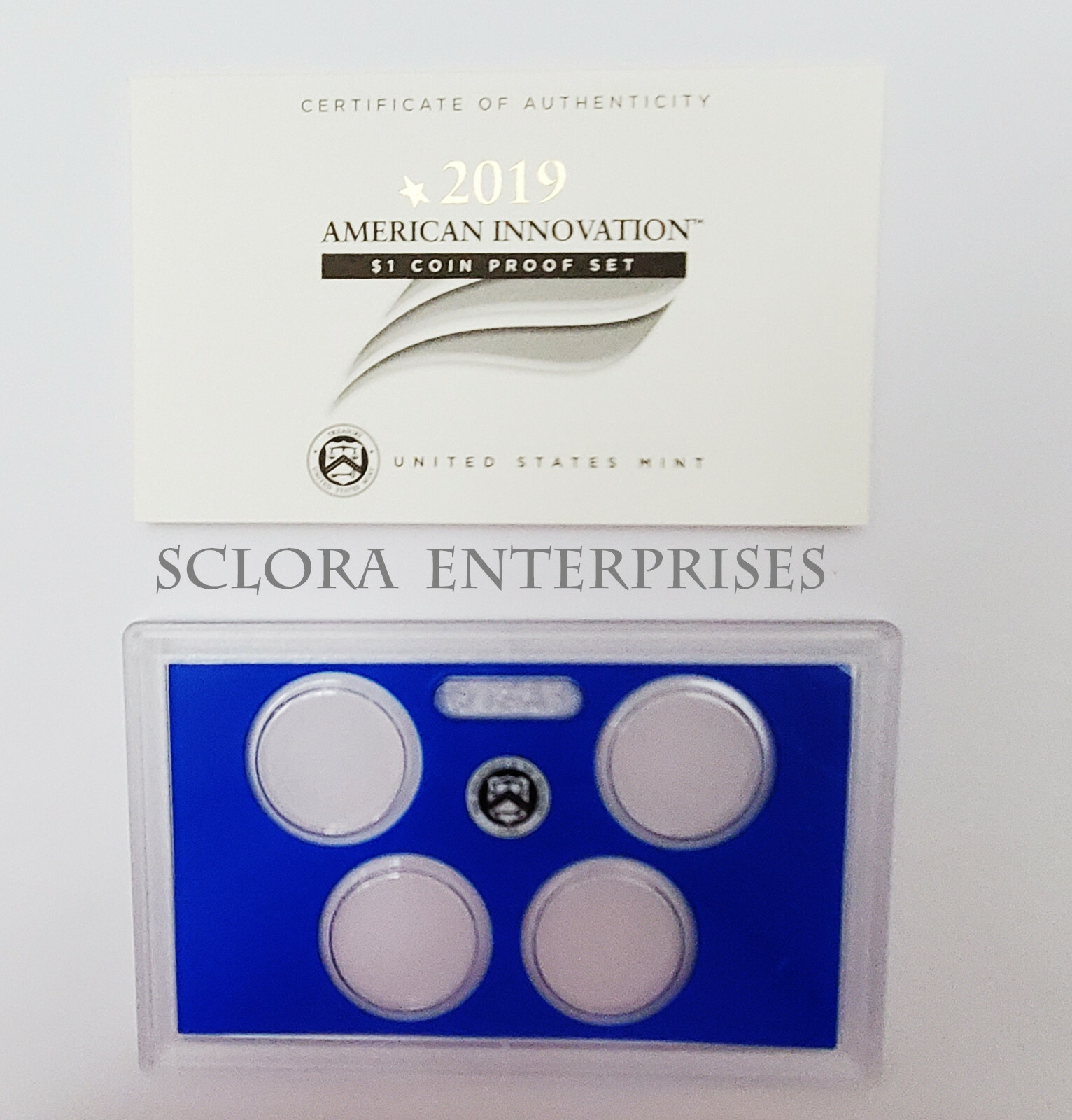 2019 AMERICAN INNOVATION DOLLAR PROOF SET BOX ONLY *NO COINS*
