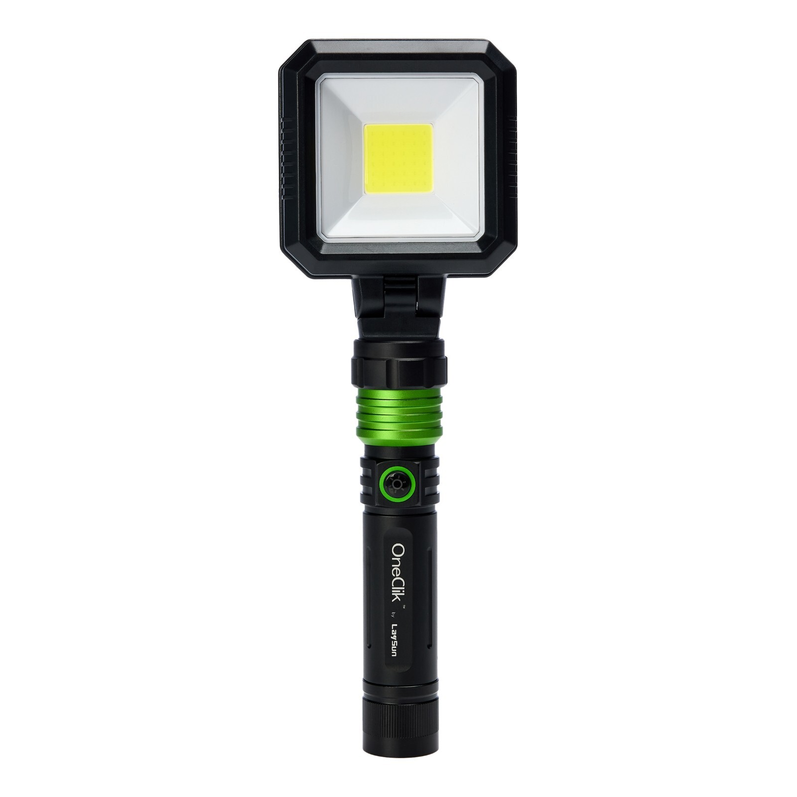 OneClik Interchangeable Rechargeable Flashlight Kit with Storage Case