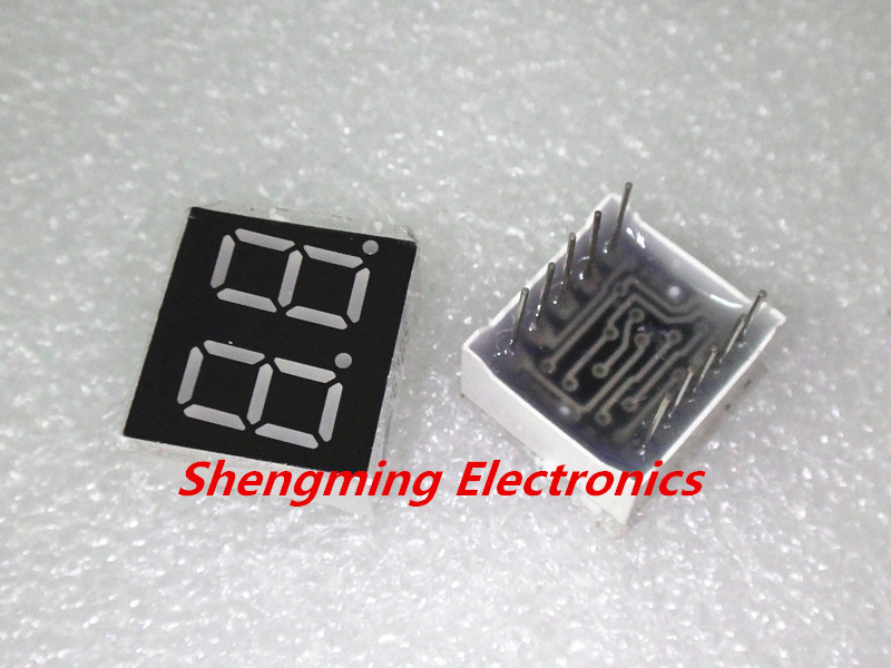50PCS 0.36 inch 2 digit Red Led display 7 segment Common Cathode