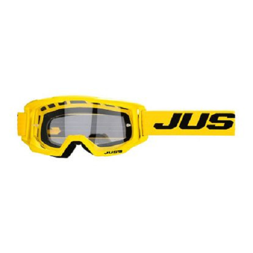 Open Box Just 1 Adult's Vitro Dirt Bike Goggle Flat Yellow/Black One Size