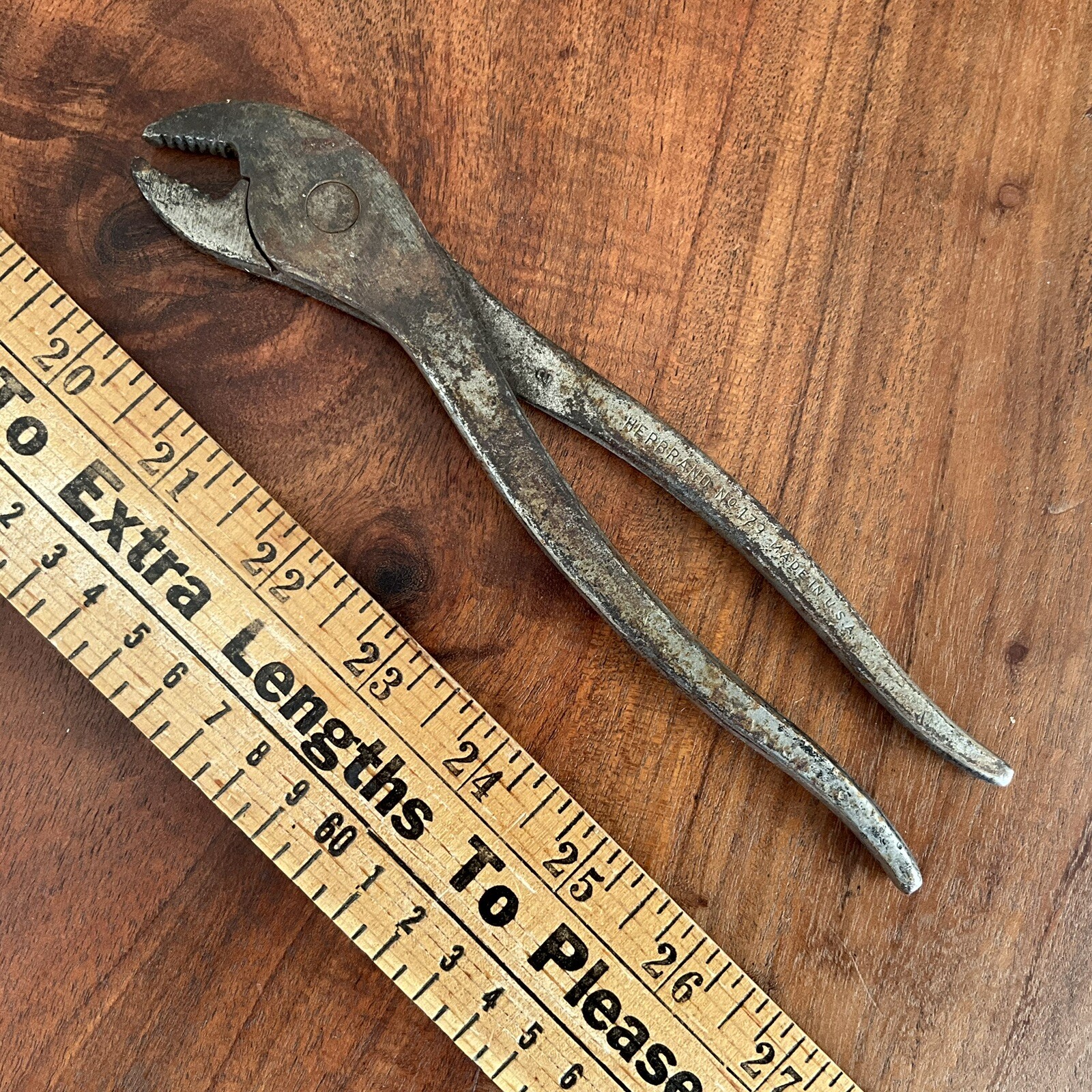 VINTAGE "HERBRAND U.S.A." NO. 179 BATTERY BOLT PLIERS