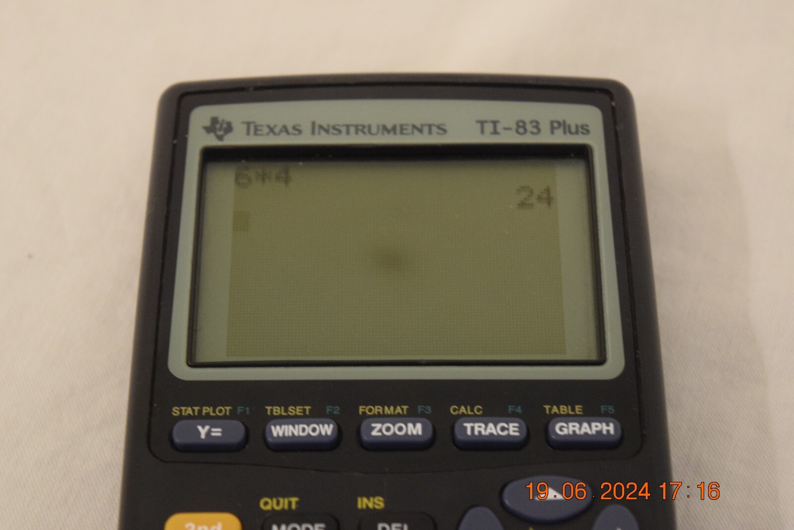Texas Instruments TI-83 Plus Calculator Used / Works!