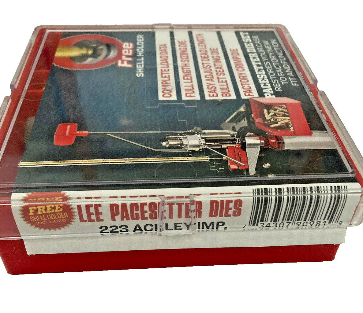 LEE 90981 223 ACKLEY IMPROVED PACESETTER VERY LIMITED 3-DIE SET