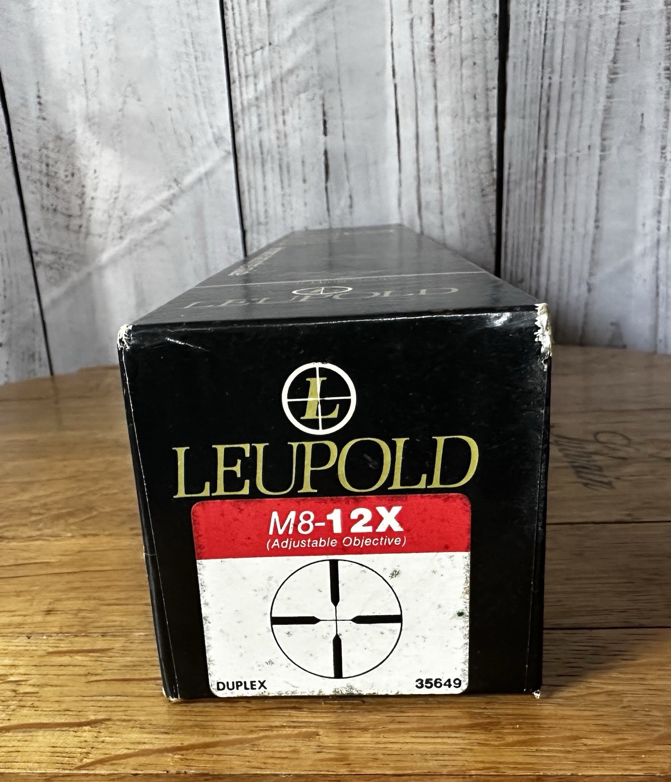 Vintage Leupold M8-12X Rifle Scope Box (Top Only)