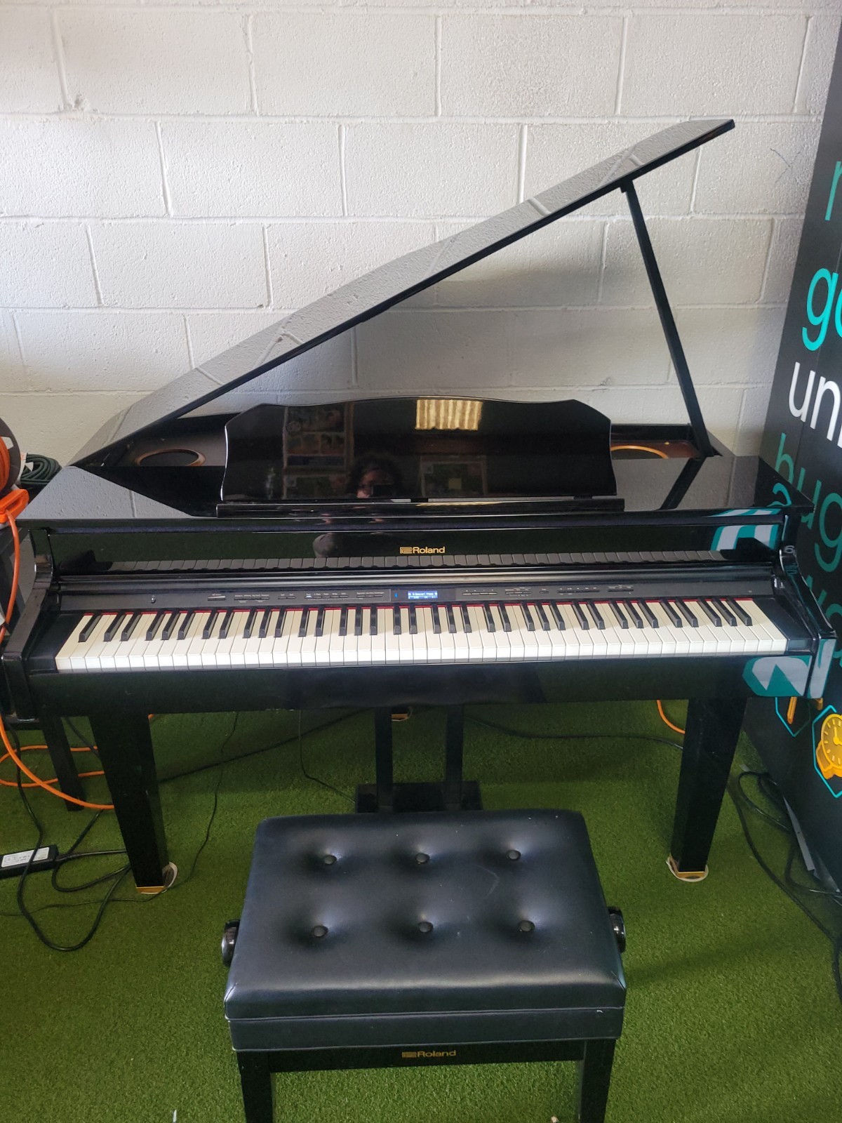 Roland CG-1 Mini Grand Digital Piano Bundle with Bench