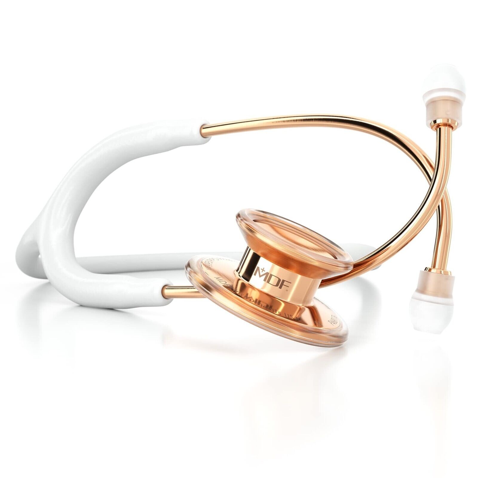 MDF Rosegold MD One Stainless Steel Stethoscope, Adult with Case.