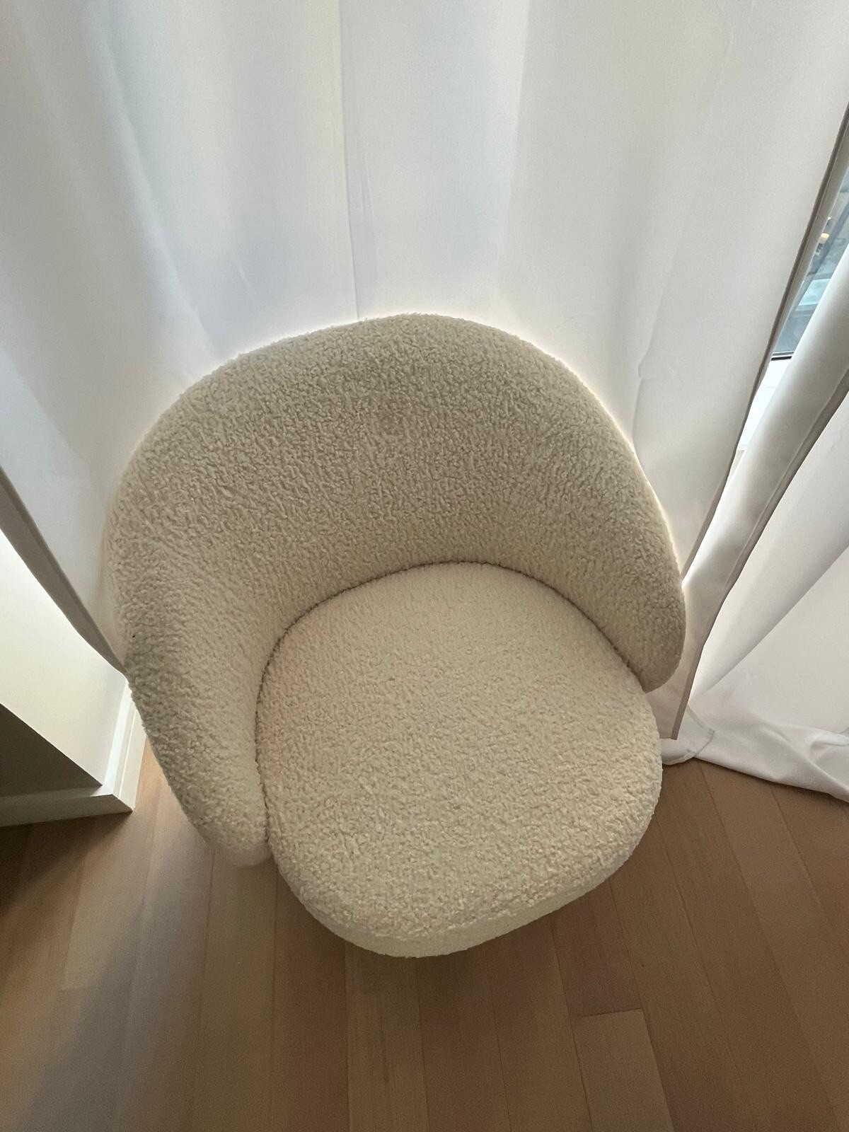 Habitat | Ash Boucle Accent Chair | Cream
