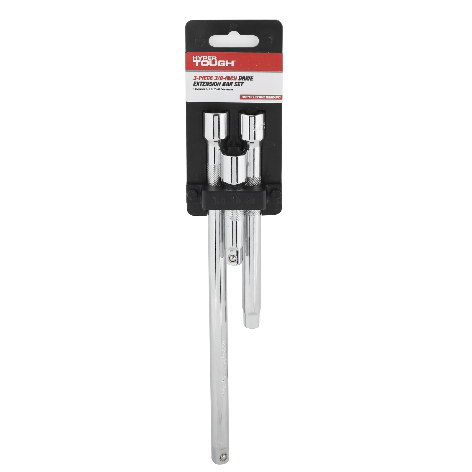 Hyper Tough 3/8-inch Socket Extension Set, 3-Sizes, Model 5807