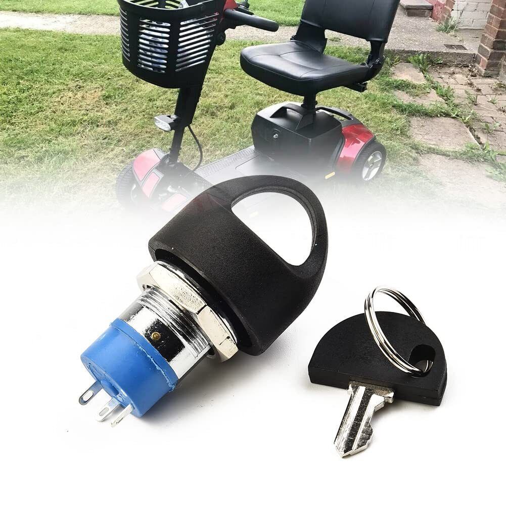 Replacement Mobility Scooter Spare Start On/Off Ignition Switch 2 Keys FOR-PRIDE