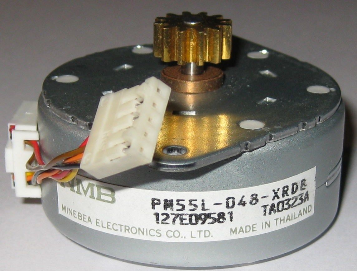 NMB PM Alternator w/ 14mm 12 Tooth Gear – 12 V – 7.5 deg / step – 55mm Diameter