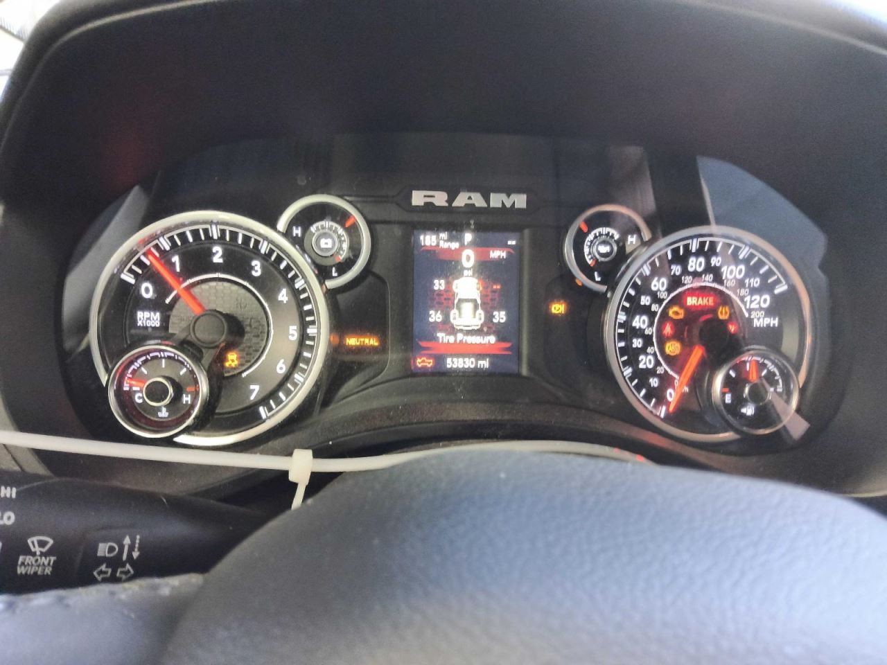 Speedometer New Style 6 Lug Wheel Cluster MPH Fits 20 DODGE 1500 PICKUP 725825