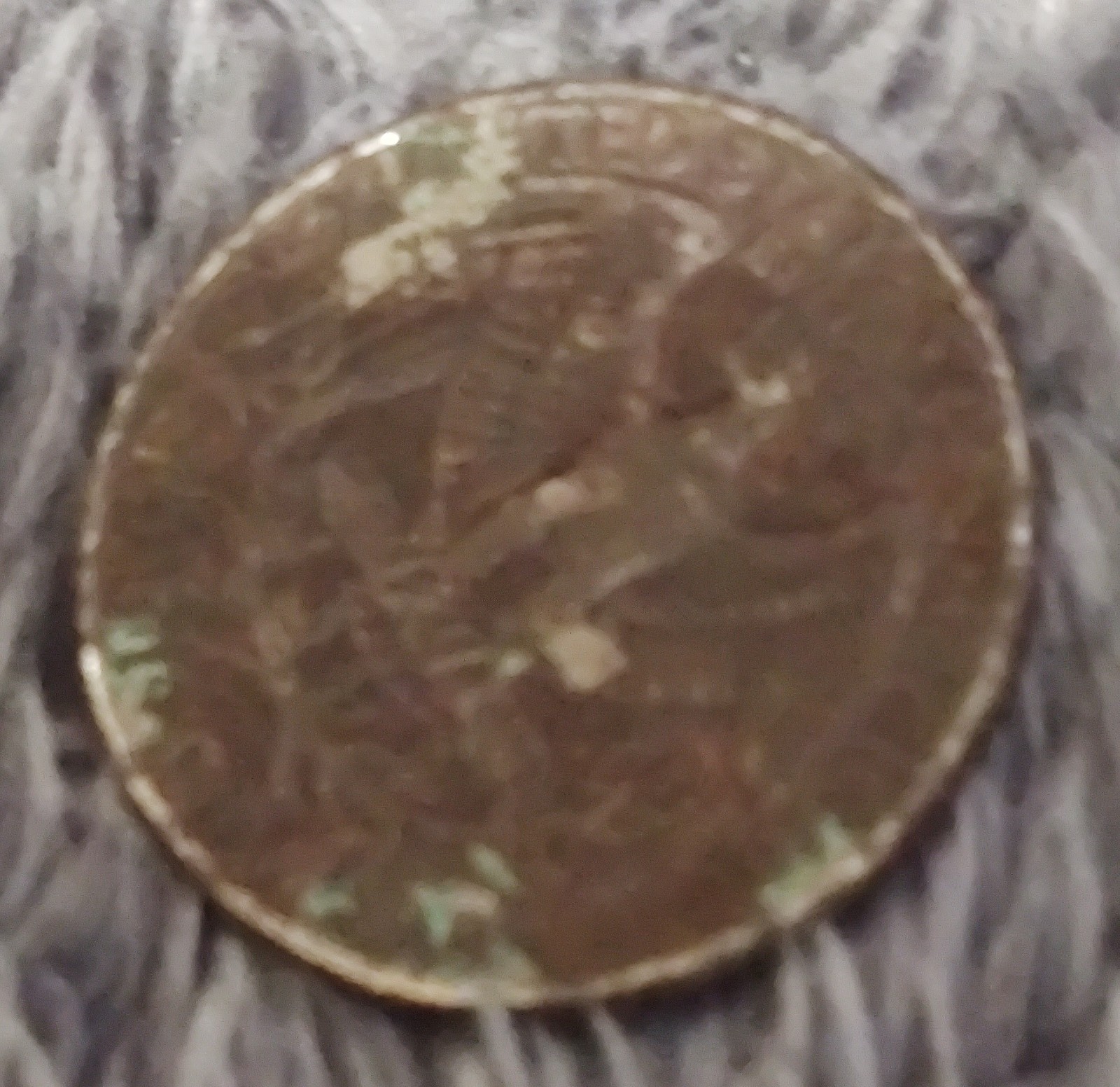 1986D quarter with double clad error!