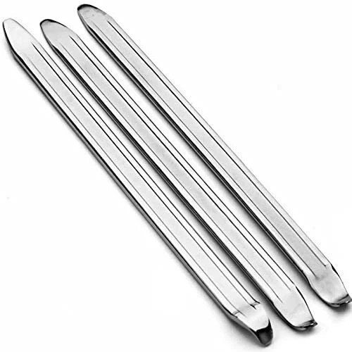 TIPIPARK 3 Pcs Bike Tire Levers - Motorcycle Tire Spoons Iron Set Dirt Bike Tire