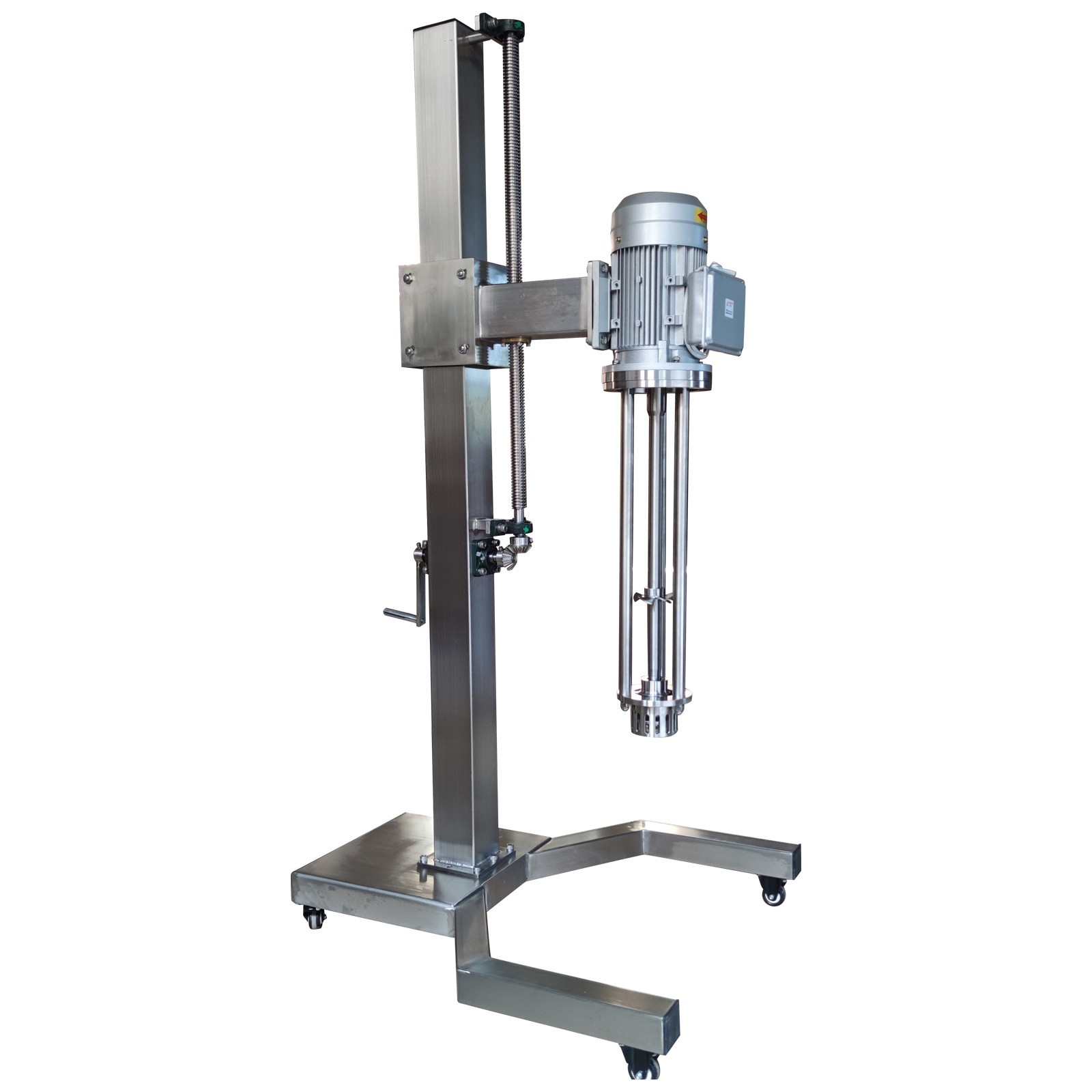 Manual Lifting Bracket Support Frame for High Shear Emulsifier Stainless Steel