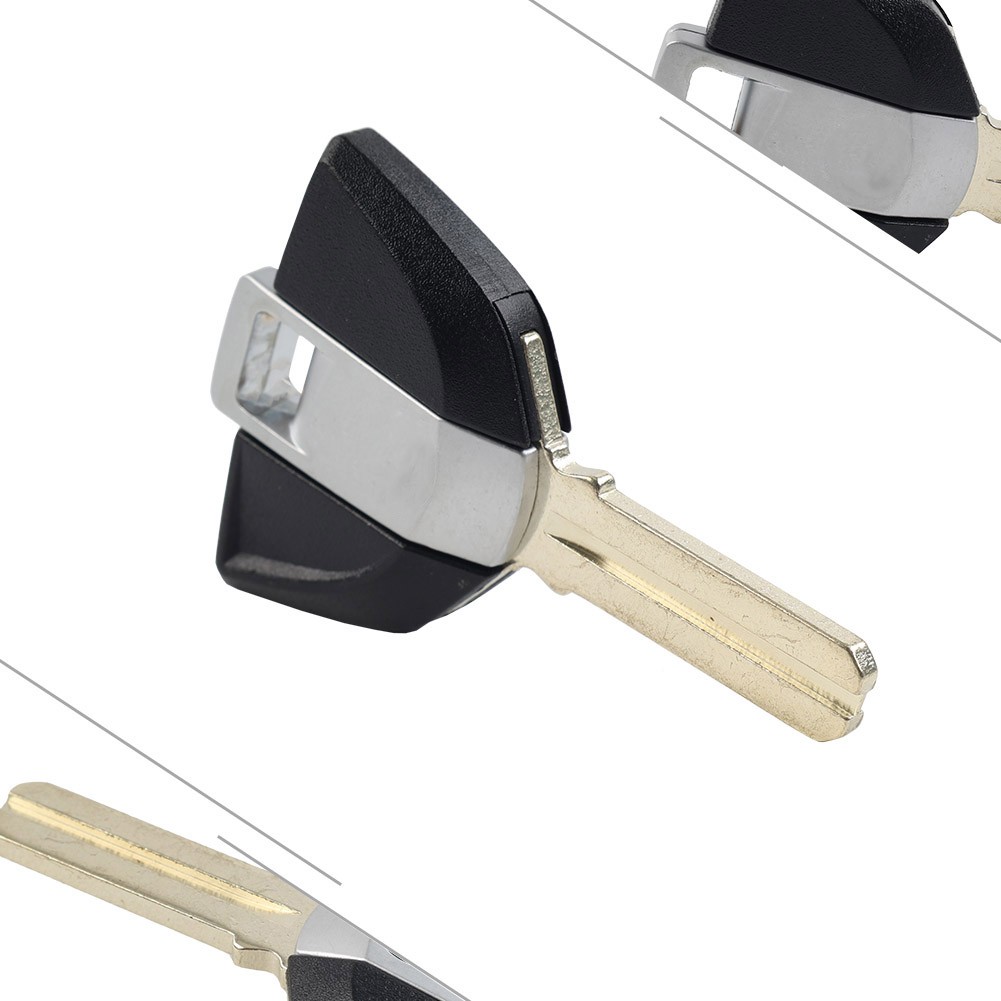 Replacement Uncut Blank Key Black For BMW R1200GS S1000RR F800GS US