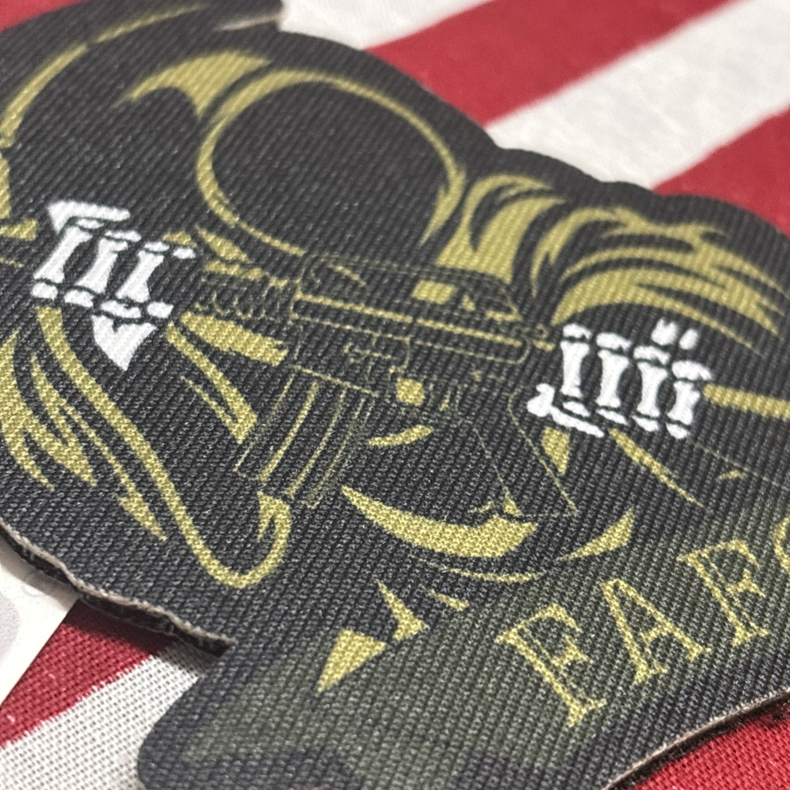 FAFO Reaper Moral Tactical Hook And Loop Patch High Quality Graphic ~3x3.5 LG