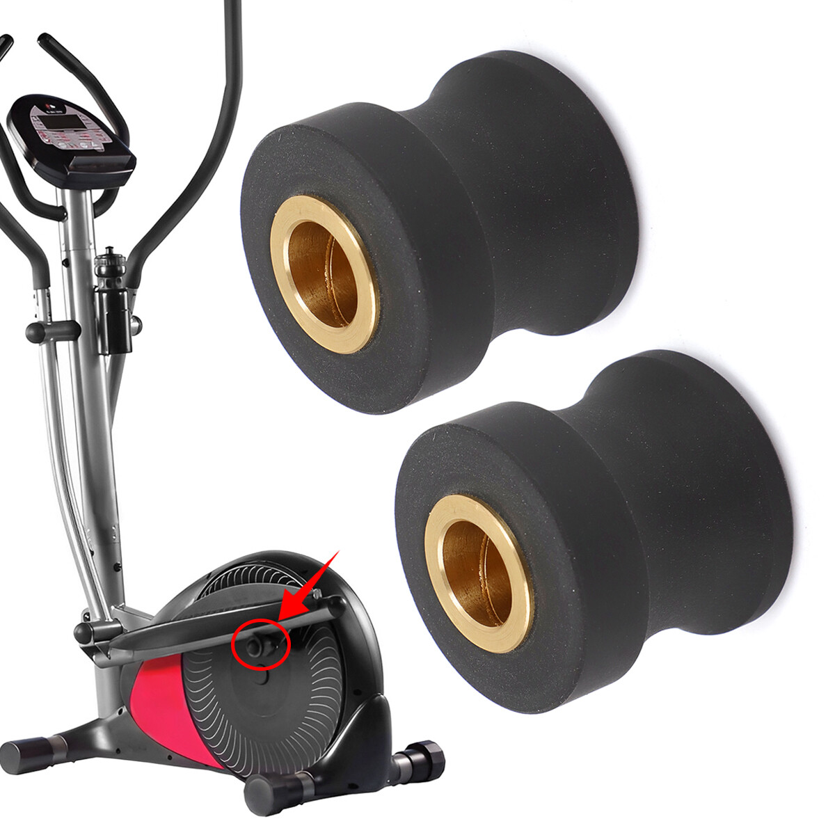 Roller Wheels For Eclipse 1100HR/A Elliptical Exercise Machine 1100hr Parts US