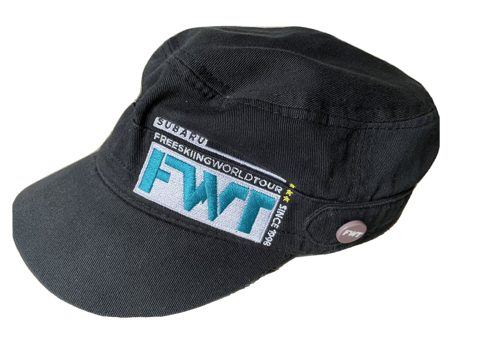 Free Skiing Alpine World Tour Ski Championship Military Hat Cap Women Medium