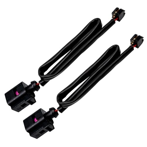 Driver and Passenger Side Disc Brake Pad Wear Sensors - Compatible with BW1153