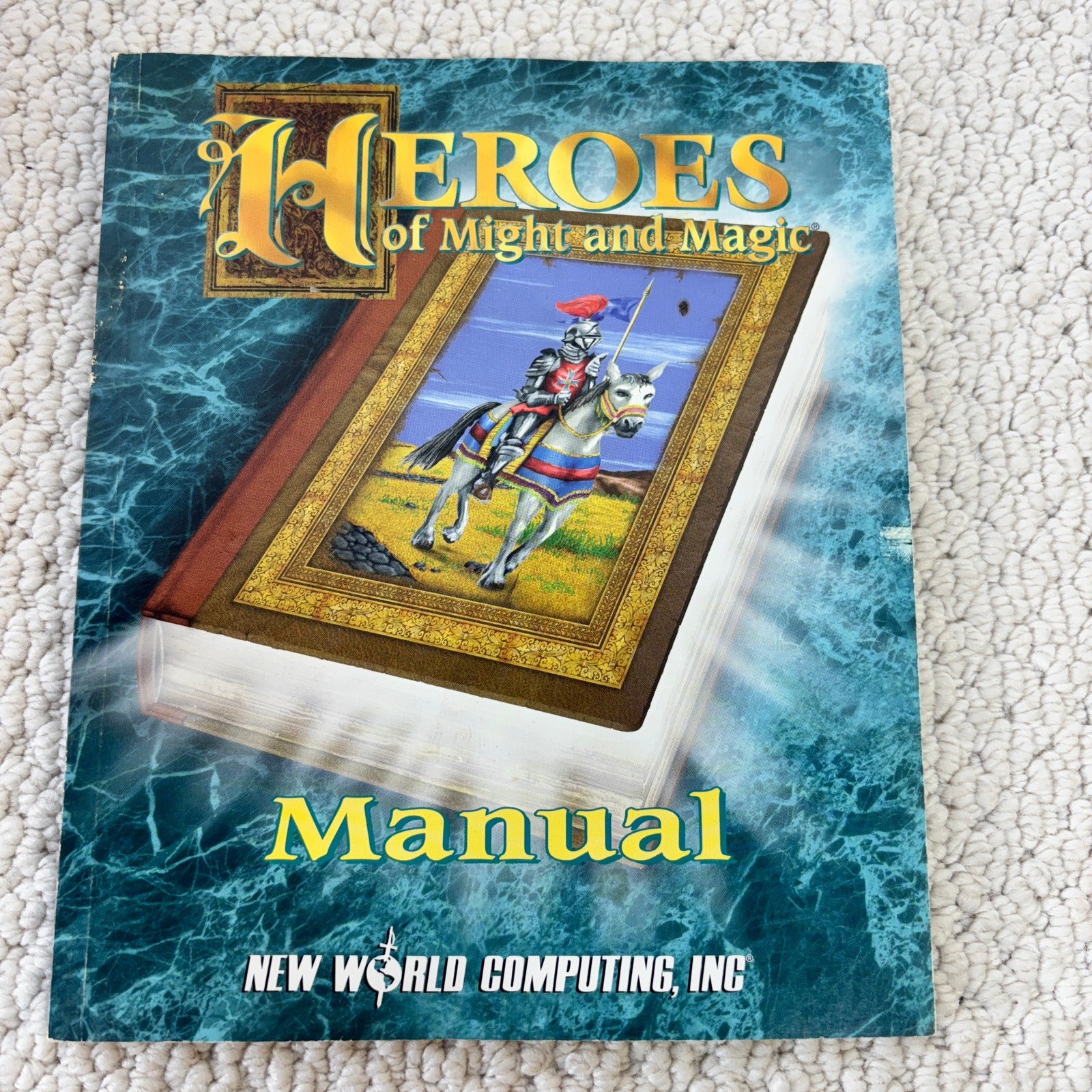 Manual for PC Game Heroes of Might & Magic A Strategic Quest 1995 NO GAME 1st Ed