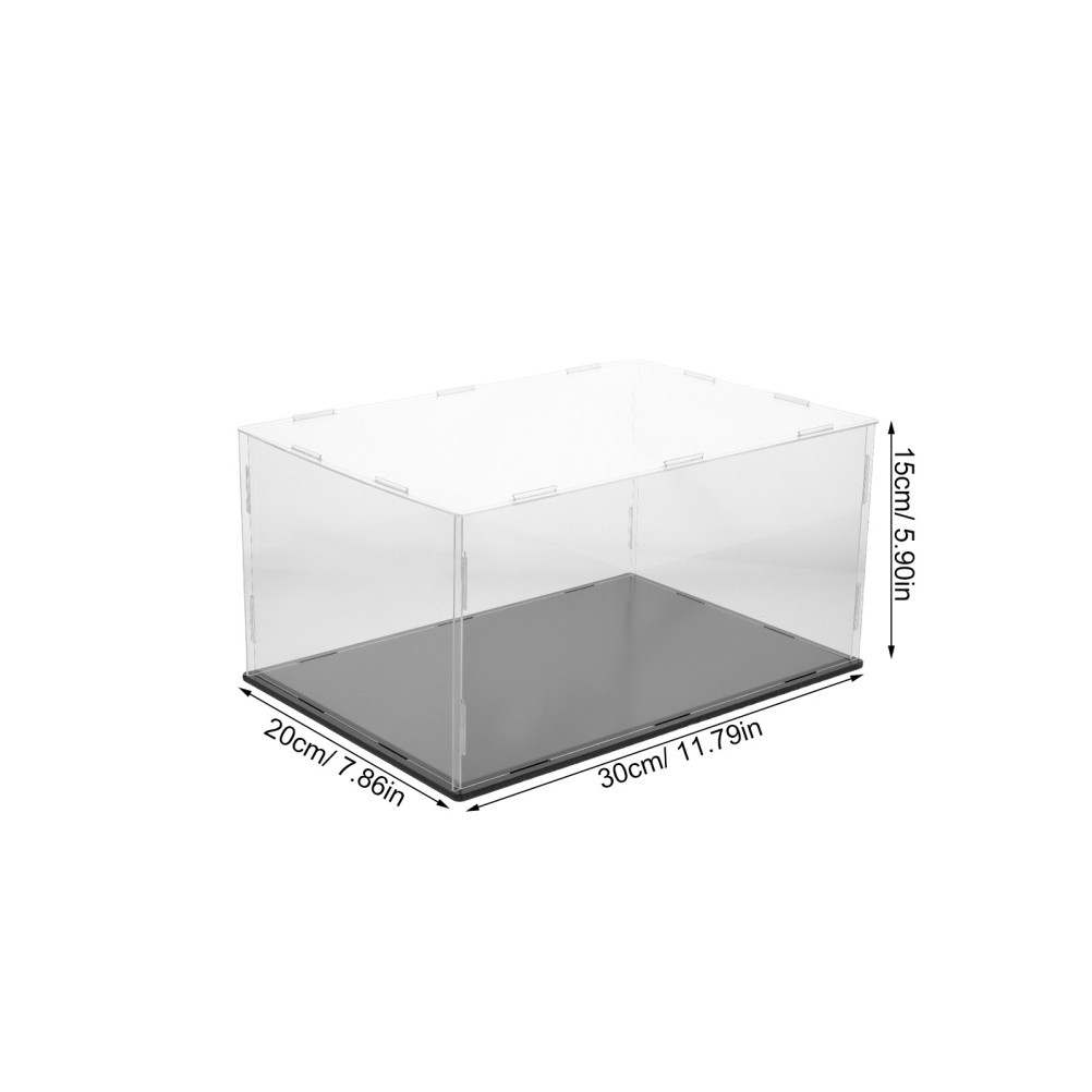 Transparent Hat Display Box Holder Merchandise Acrylic Stand
