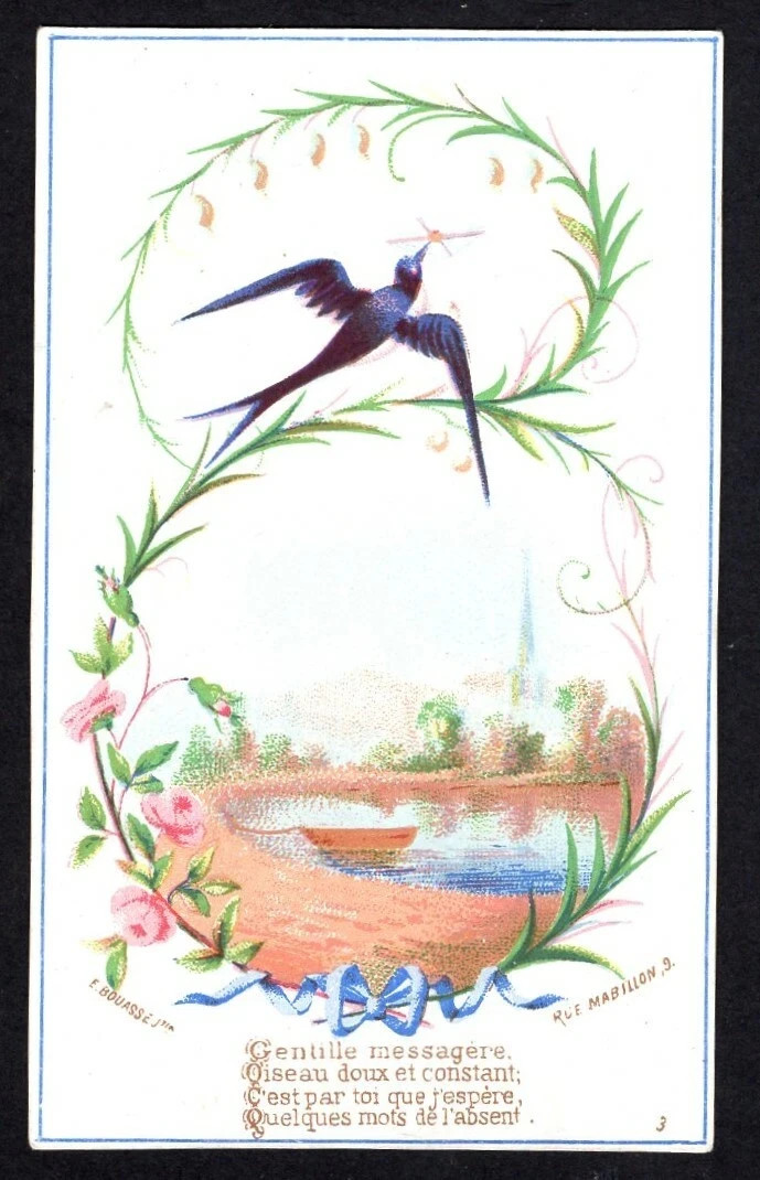 Holy card antique de Primera Comunion santino image pieuses estampa