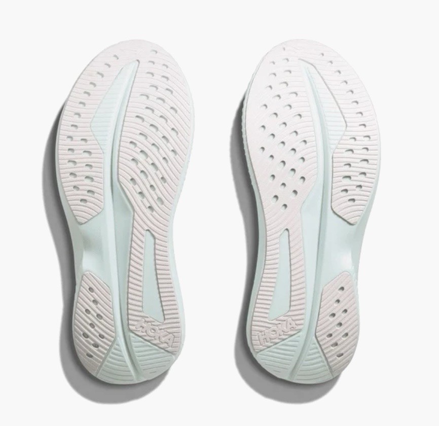 HOKA 💅 Mach 6 1147810 WHTD White Droplet Running Shoes Sneakers Size 8.5