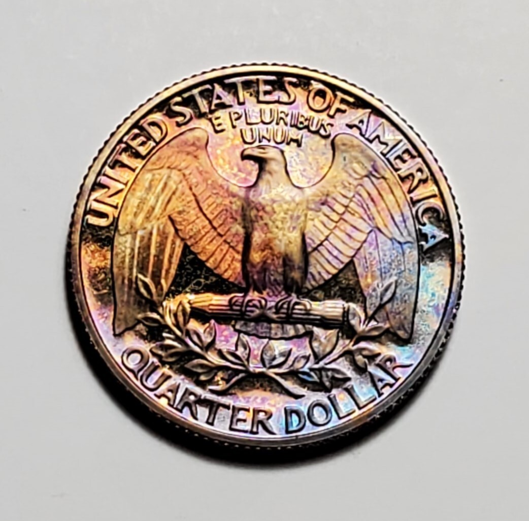 TONED 1981 S WASHINGTON QUARTER PROOF UNC #C3655
